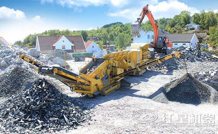 移動履帶一體式環(huán)保制砂機(jī) 移動履帶一體式環(huán)保制砂機(jī)