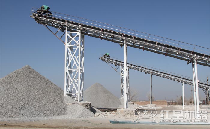 機(jī)制砂生產(chǎn)現(xiàn)場 機(jī)制砂生產(chǎn)現(xiàn)場