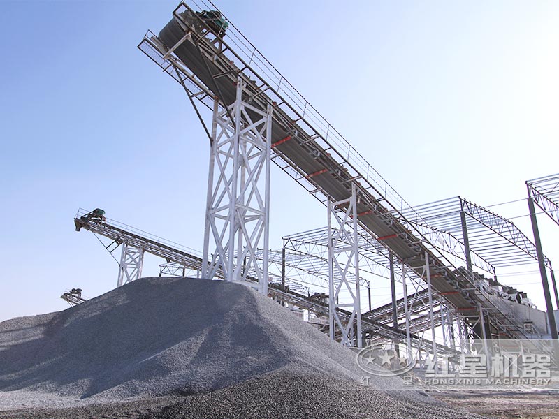 破石機生產(chǎn)線工作現(xiàn)場 破石機生產(chǎn)線工作現(xiàn)場