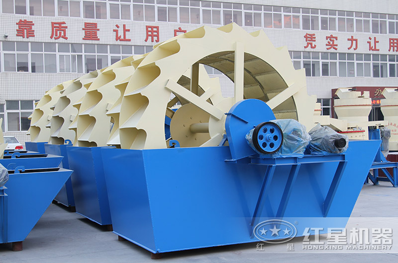 輪斗式洗砂機(jī)款型多樣，單輪、雙輪、三輪這都有