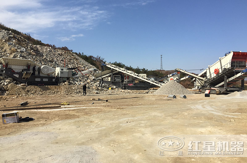 安徽廢磚塊移動破碎制砂生產(chǎn)中 安徽廢磚塊移動破碎制砂生產(chǎn)中
