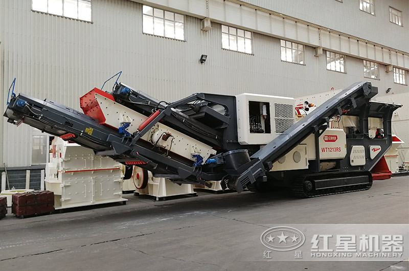 花崗巖石制砂、場地有限怎么辦？這臺移動制沙機(jī)幫你搞定