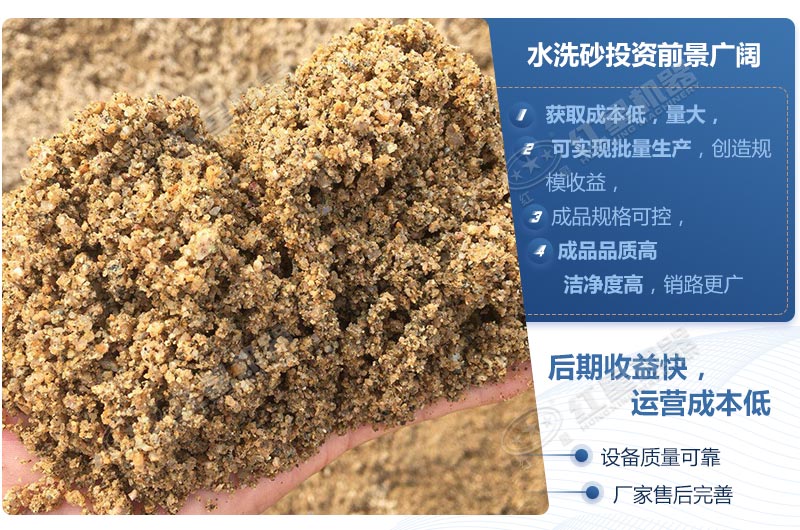 石粉洗出來的砂怎么樣？洗沙設備多少錢一臺？