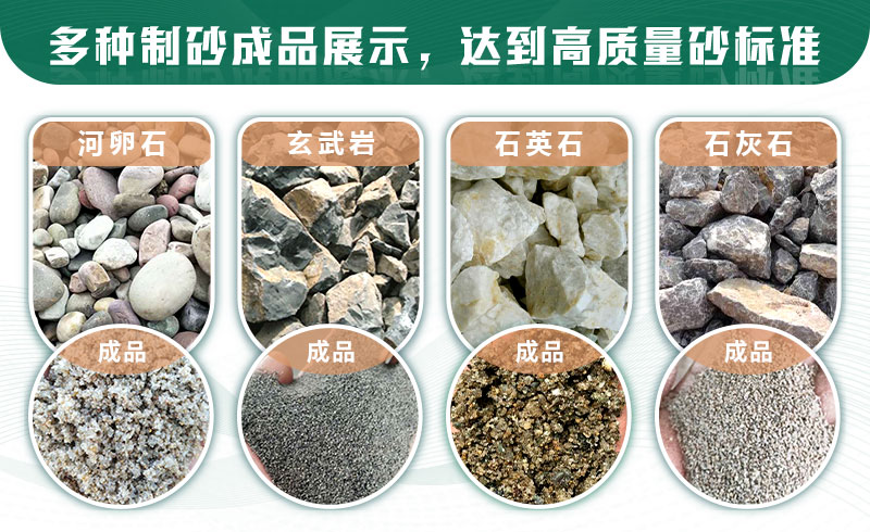什么樣的石頭適合制砂？制沙生產(chǎn)線如何配置？
