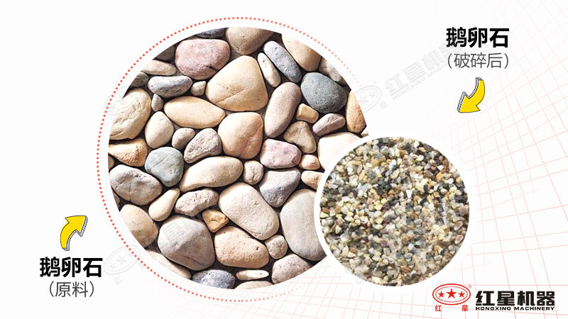 小型鵝卵石破碎機(jī)型號(hào)，多少錢一臺(tái)呢