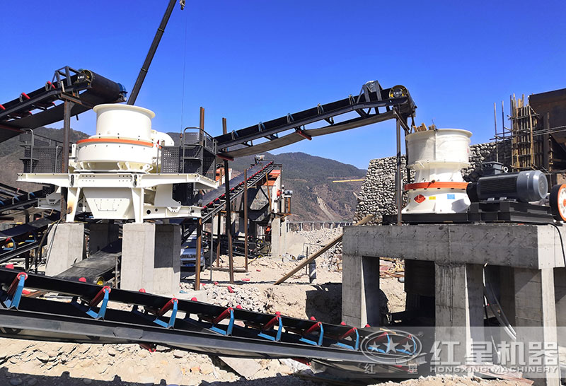 單缸圓錐破適合破碎硬料，HVI制砂機節(jié)能